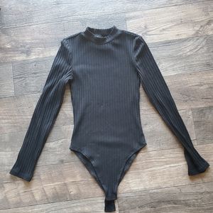 Mock-Neck Body Suit